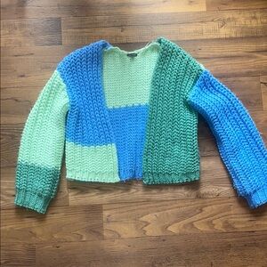 Colorful Knit Women's Sweater
